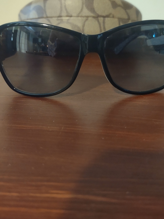 Coach Accessories - Coach Black Frame Sunglasses with Dark Smoke Lenses